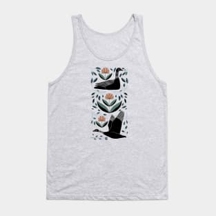 Folk Art Inspired Canadian Geese Tank Top